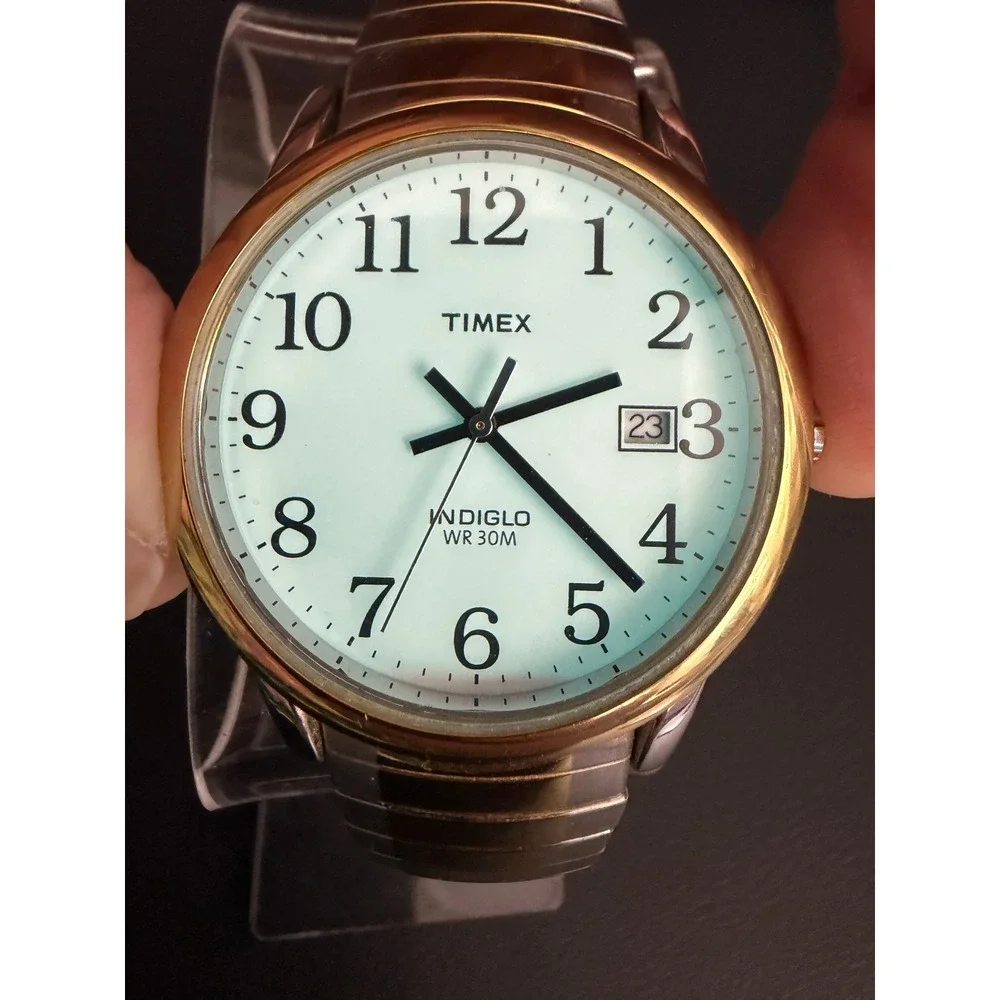 Timex Watch Indiglo T2H311 Stainless Steel Band